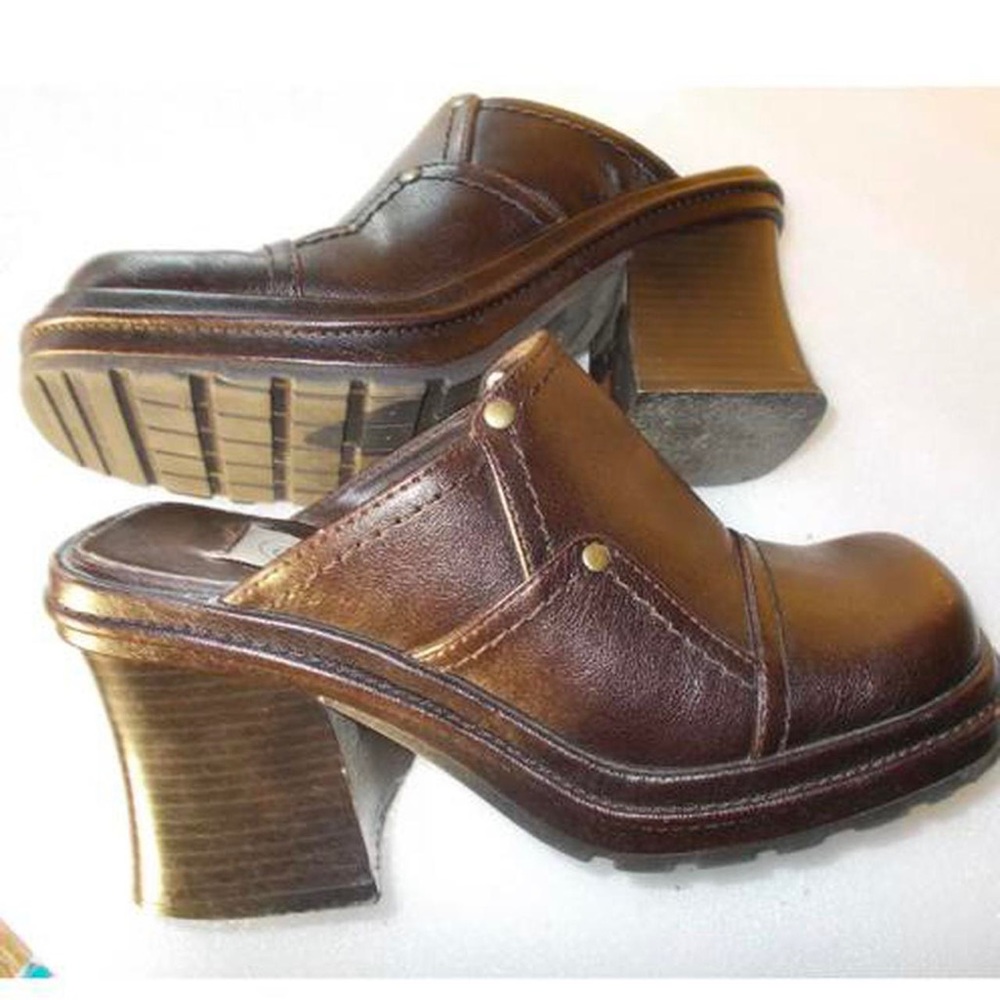 Lower east side clogs / mules chunky platform